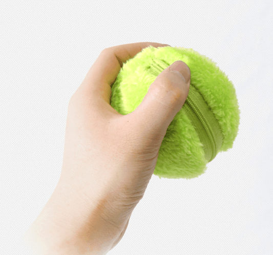 Interactive Plush Pet Toy Ball With Electric Motion-0